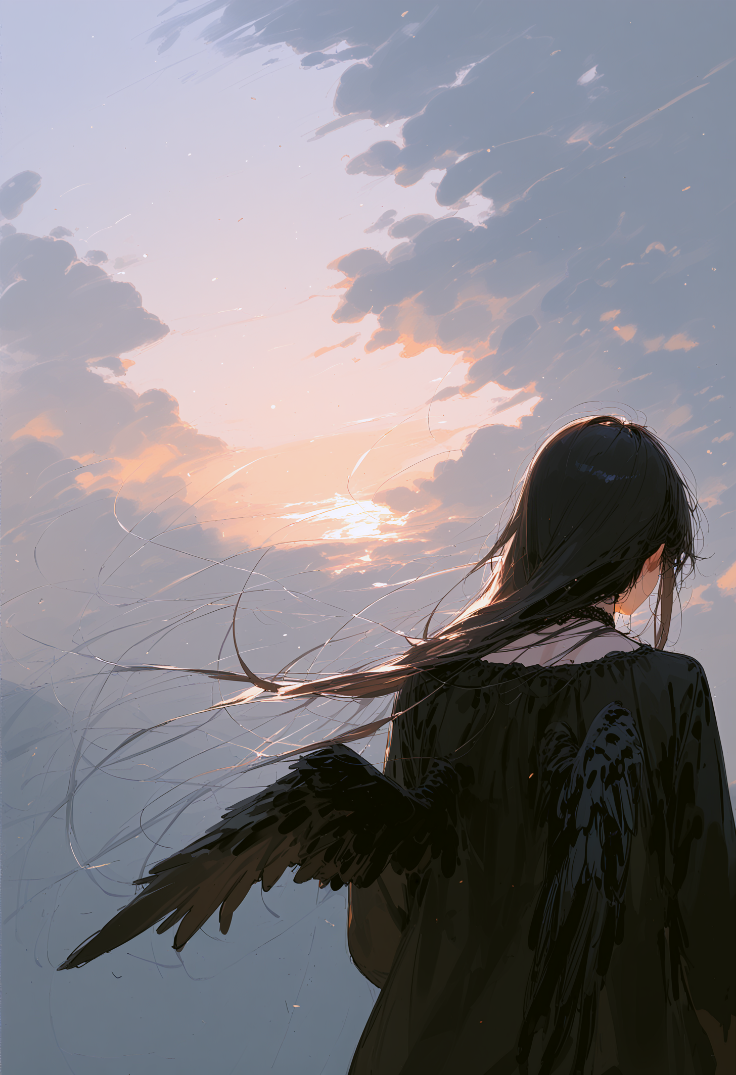 20240723165352 girl with black feathered wings from behind gothic 4160206676 .png